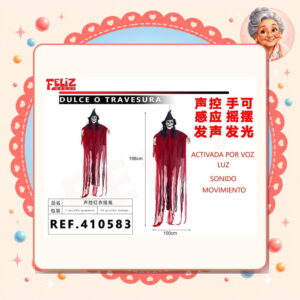la-icha-03828 Rojo Halloween Feliz Ref. 410583