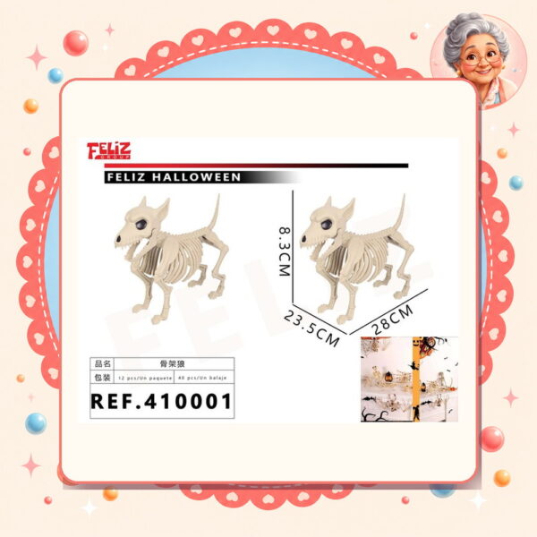 Lobo Adornos Decorativos para Halloween Feliz Ref. 410001