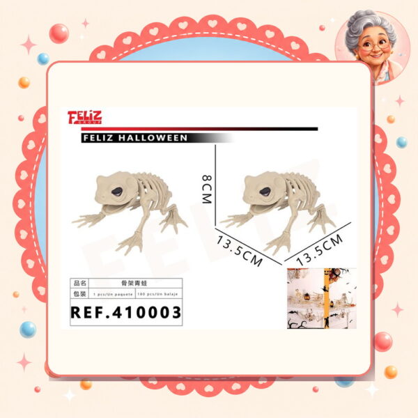 Rana Adornos Decorativos para Halloween Feliz Ref. 410003