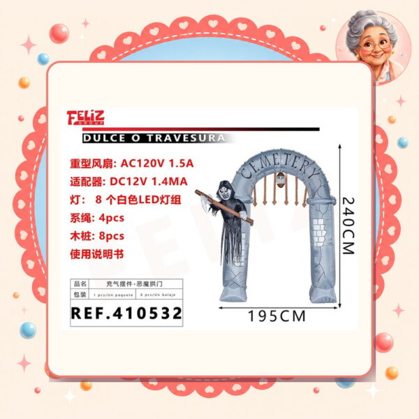 Arco Demonio Feliz Ref. 410532