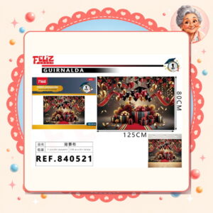la-icha-03992 X 125cm Fondo Graduacion Feliz Ref. 840521