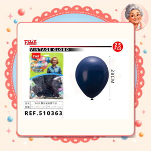 la-icha-04121 10pul. 25pcs Globos Vintage Feliz Ref. 510363