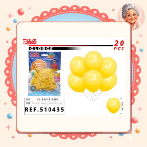 la-icha-04141 Globos Amarillo Feliz Ref. 510435