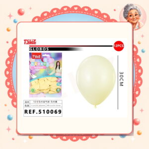 la-icha-04150 Globos Amarillo Feliz Ref. 510069