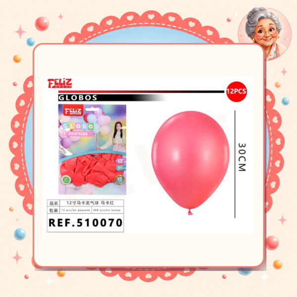 Globos Rojo Feliz Ref. 510070