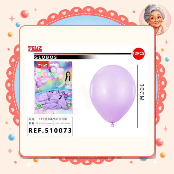 Globos Morado Feliz Ref. 510073