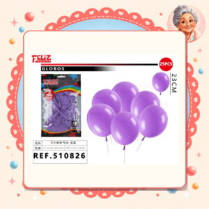 la-icha-04169 Globos Lila Feliz Ref. 510826