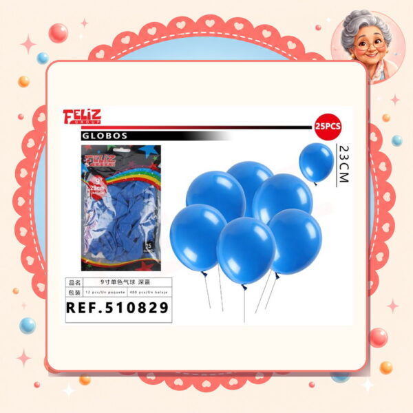 Globos Azul Feliz Ref. 510829