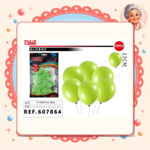 la-icha-04175 Globos Verde Feliz Ref. 607864
