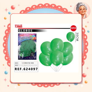 Globos Verde Oscuro Feliz Ref. 624097