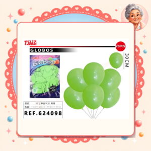 Globos Verde Claro Feliz Ref. 624098