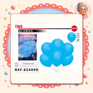 la-icha-04187 Globos Azul Feliz Ref. 624099