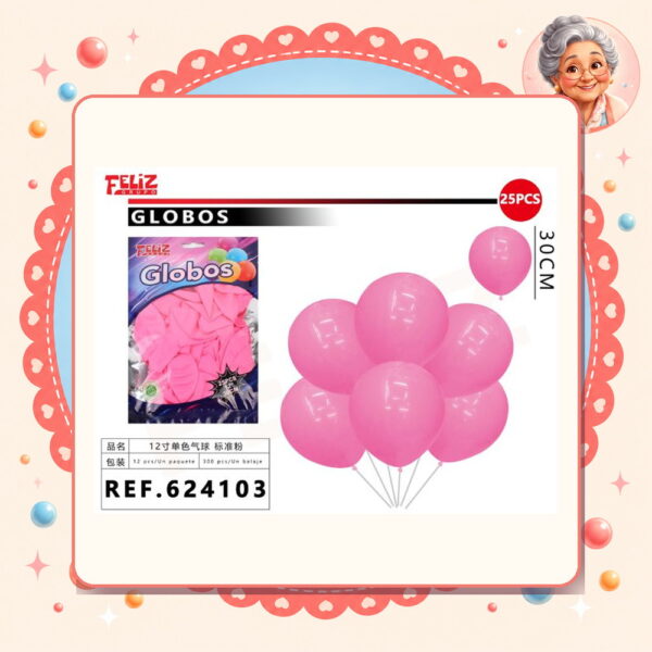 Globos Rosa Feliz Ref. 624103