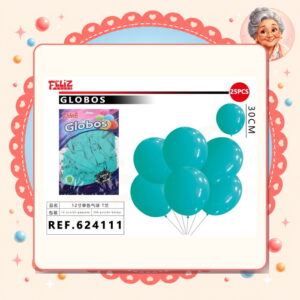 Globos Azul Tiffany Feliz Ref. 624111