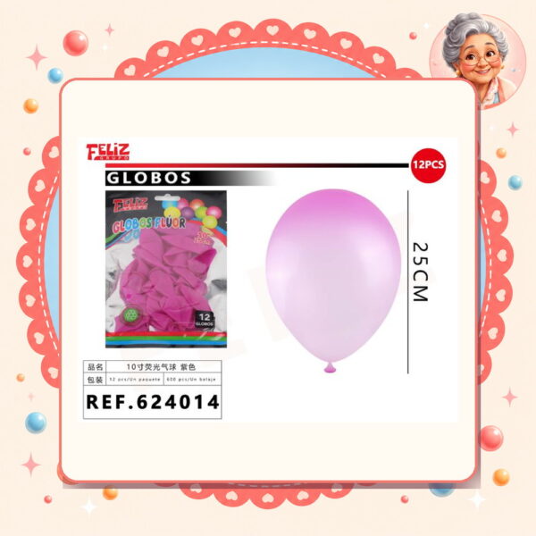 Globos Fluor Moralo Feliz Ref. 624014