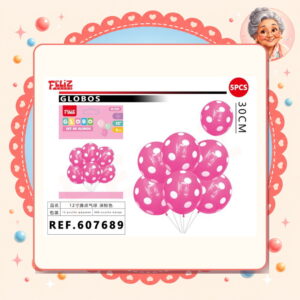 la-icha-04276 Rosado Oscuro con Puntos Feliz Ref. 607689