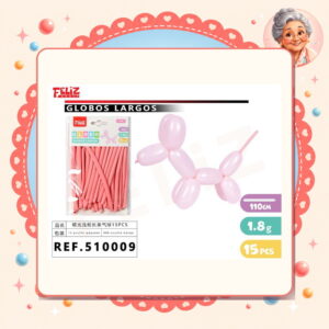 la-icha-04288 Largos Rosado Claro Feliz Ref. 510009
