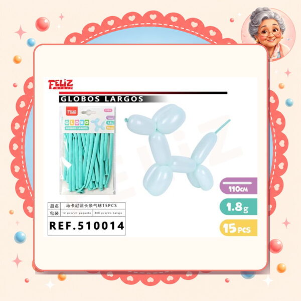 Largos Macarron Tiffany Feliz Ref. 510014