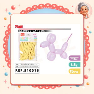 la-icha-04294 Largos Macarron Amarillo Feliz Ref. 510016