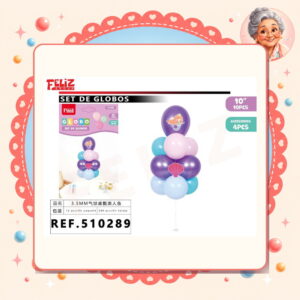 la-icha-04369 Soporte+globos Sirena Feliz Ref. 510289