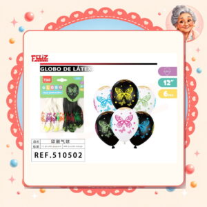 la-icha-04397 Globos Mariposas Feliz Ref. 510502