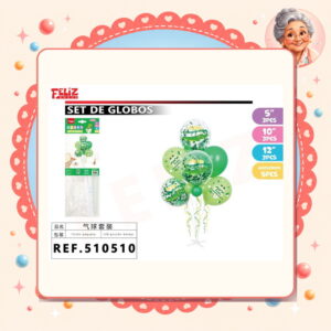 la-icha-04405 Globos Cumpleanos con Soporte Feliz Ref. 510510