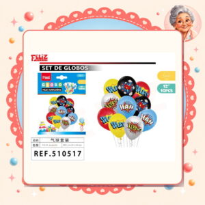 la-icha-04412 Globos Boom Feliz Ref. 510517