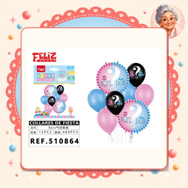 De Globos Baby Show Feliz Ref. 510864