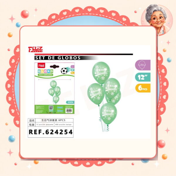 De Globos Feliz Ref. 624254