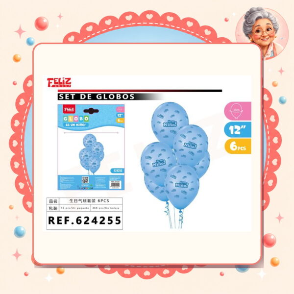 De Globos Celesta Feliz Ref. 624255