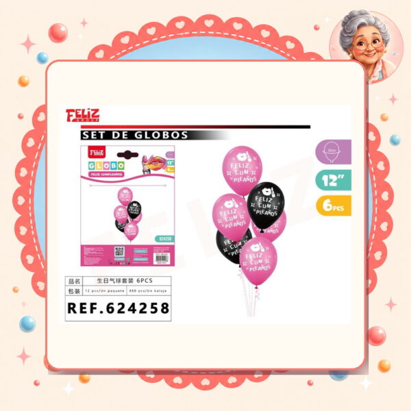 De Globos Feliz Ref. 624258