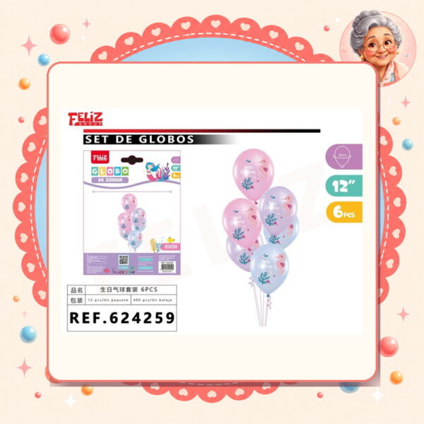 la-icha-04453 De Globos Feliz Ref. 624259