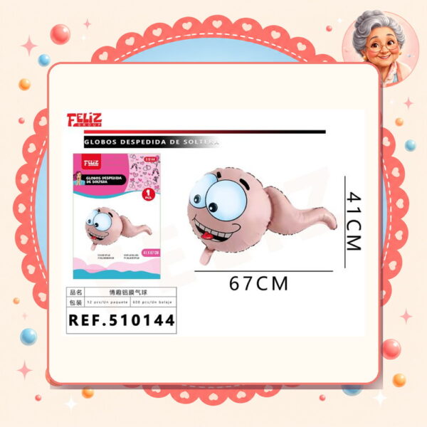 la-icha-04546 X 67cm Globos Despedida de Soltera Feliz Ref. 510144