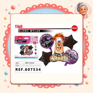 5pcs Globos Feliz Ref. 607534