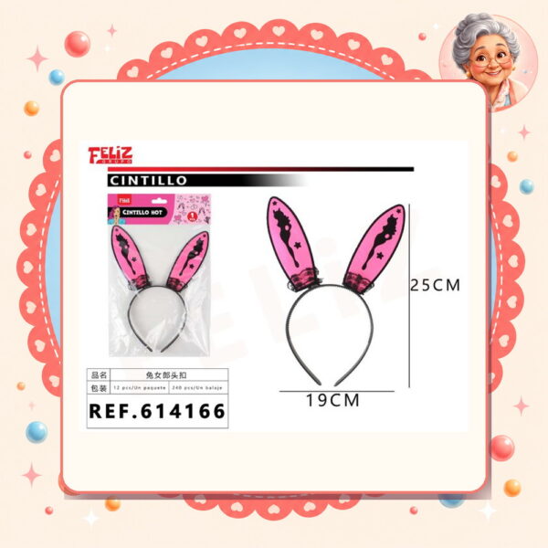 X 19cm Cintillo Hot Feliz Ref. 614166