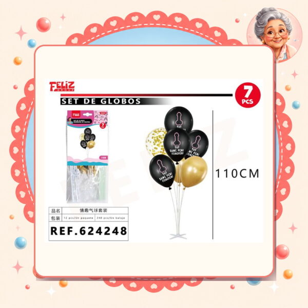 Set Globos Feliz Ref. 624248