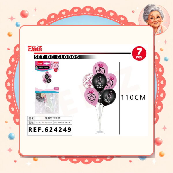 Set Globos Feliz Ref. 624249