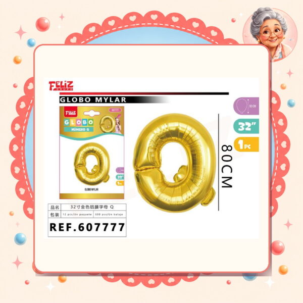 Dorado Q Feliz Ref. 607777