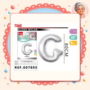 Plateado G Feliz Ref. 607805