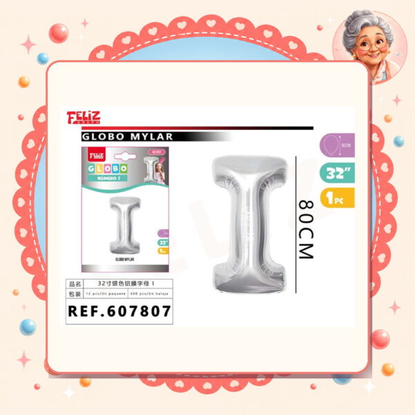 Plateado I Feliz Ref. 607807