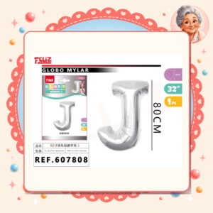 Plateado J Feliz Ref. 607808