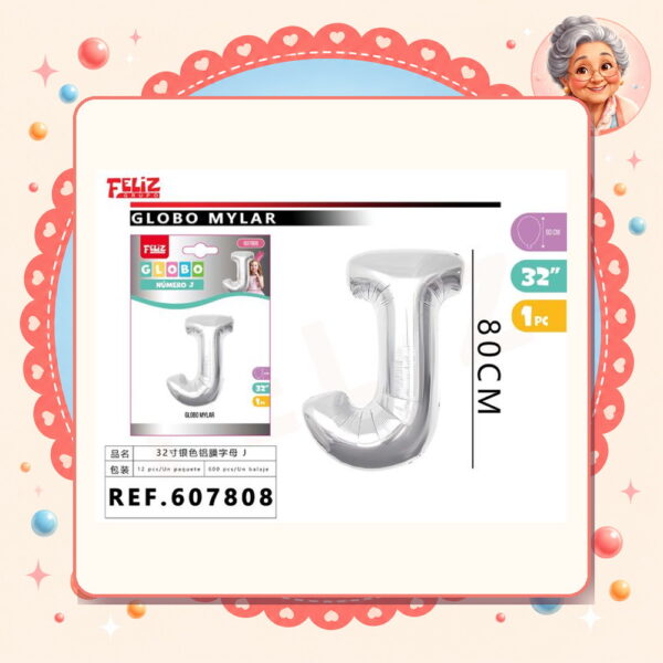 la-icha-04690 Plateado J Feliz Ref. 607808