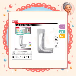 Plateado L Feliz Ref. 607810