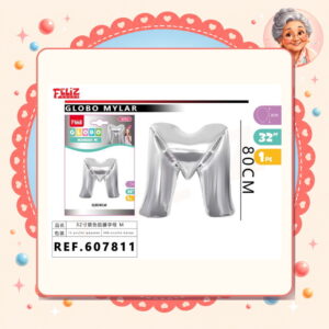 Plateado M Feliz Ref. 607811
