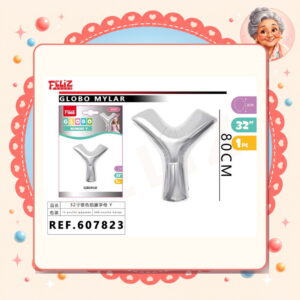 Plateado y Feliz Ref. 607823