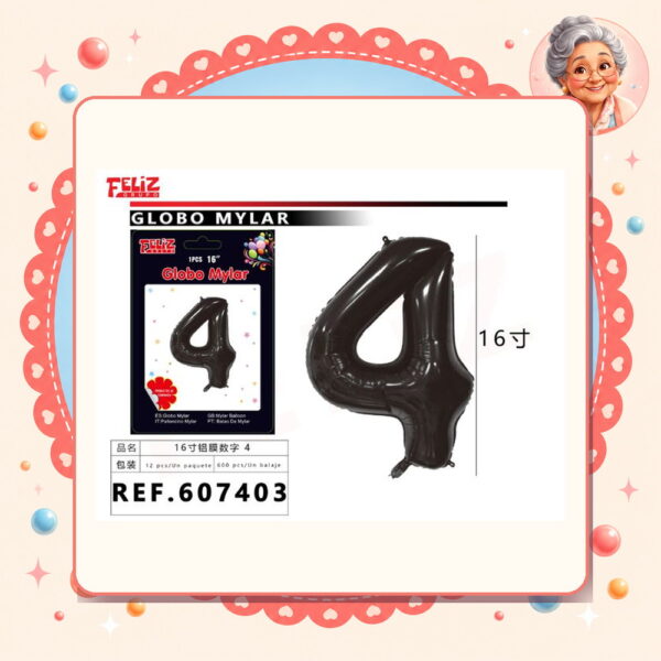 la-icha-04768 4 Negro Feliz Ref. 607403
