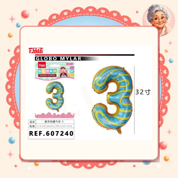 3 Feliz Ref. 607240