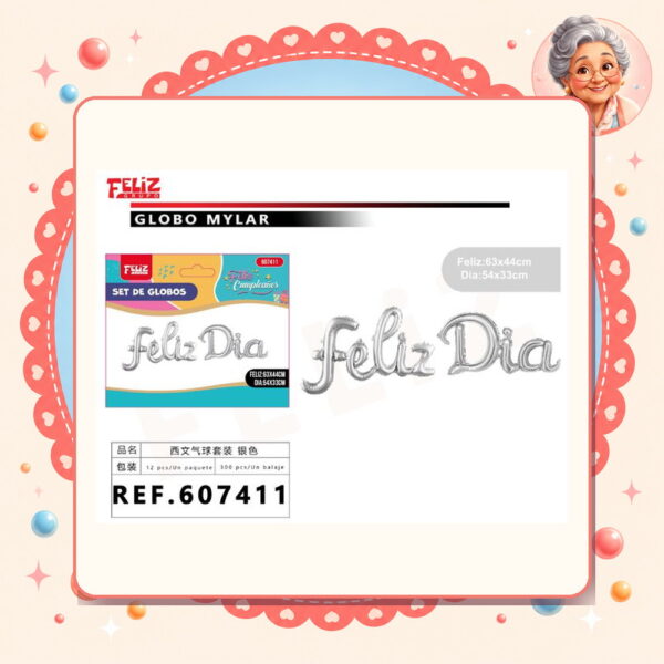Feliz Dia Plata Feliz Ref. 607411