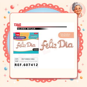 la-icha-04874 Feliz Dia Oro Rosa Feliz Ref. 607412