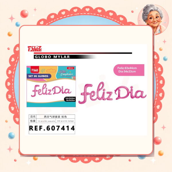Feliz Dia Rosado Feliz Ref. 607414